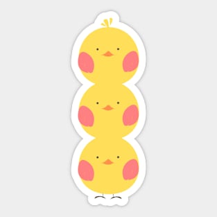 Three birds Sticker